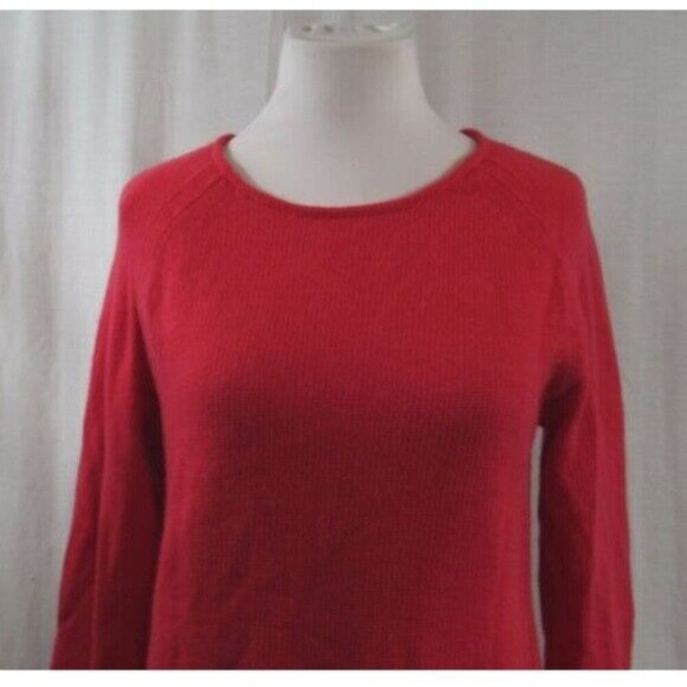 J Crew Scoop Neck Raglan Merino Wool Blend Sweater S - Picture 2 of 5